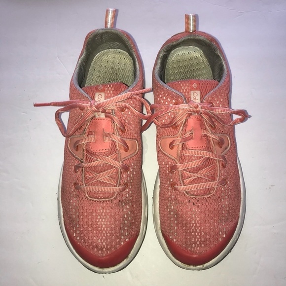 Columbia Light Coral Sneakers Tennis Shoes 9 - Picture 2 of 6